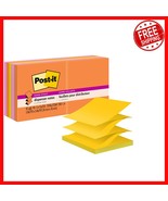 Energy Boost Super Sticky Pop-up Notes, 3x3 in, 10 Pads for Reminders an... - $465.99 MXN