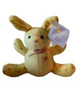 5&quot; Small Yellow Easter Bunny Rabbit Scurry Vintage 1985 Hallmark New - £10.23 GBP