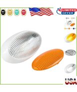 Durable 12V Oval LED Porch Light with Snap-In Lenses for Trailers &amp; Moto... - $25.73