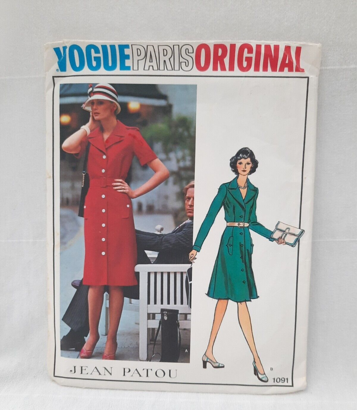 Primary image for VTG Vogue Paris Original 1091 Jean Patou Size 10 ~ Dress Front Buttoned Closing