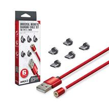 Armor3 M07476-RD Universal Magnetic Charging Cable Set for Type C/Micro for Nint - £7.70 GBP