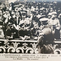 RPPC Paris American Independence Day 1918 The Wounded France July 4th PC... - $29.99