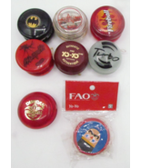 Vintage Mixed Lot of  8 Yo-Yos  YoYo Lot Duncan Imperial, Pulse, Batman,... - $41.99
