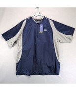 NWT Mizuno Teamwear Protect Men&#39;s XL Navy Batting Jersey Wind Water Gear... - $32.00