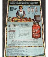 1920&#39;s Ball Canning Instructions  Cold Pack Jar Advertising Ephemera - $7.50