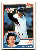 1983 Topps #239 Dave Stapleton    Boston Red Sox Baseball Cards NM Near ID:53406 - £1.39 GBP