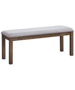 Signature Design by Ashley Moriville Casual Rustic Upholstered Dining Be... - £137.87 GBP