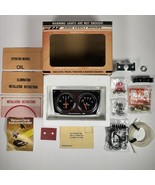 RAC 840 Dual Gauge Set Chrome Panel Cluster Oil Pressure &amp; Amps Open Box - €23,77 EUR