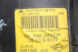 02-06 MINI COOPER S Right Passenger Side Xenon Headlight F3155 image 11
