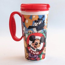 Walt Disney World Travel Mug: Mickey Through the Years, Red Trim - £4.62 GBP