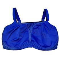 Soma 36G Blue/Black Sports Bra Max Support Underwire - $26.88