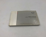 2004 Nissan Maxima Owners Manual Handbook OEM K03B01008 - $14.84