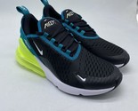 Authenticity Guarantee 
Nike Air Max 270 (GS)  Black White Bright Spruce... - £78.33 GBP
