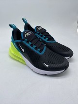 Authenticity Guarantee 
Nike Air Max 270 (GS)  Black White Bright Spruce... - $99.95