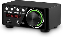 Douk Audio 120W Mini Bluetooth 5.0 Power Amplifier 2.0 Channel Hi-Fi Stereo - £48.74 GBP
