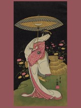3169.Japanese Geisha with Umbrella POSTER.Asian Oriental Room Home art deco - £13.63 GBP+