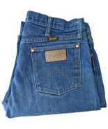 Wrangler Mens Jeans Size 35x36 Made USA (34x37) Cowboy Cut Western Denim... - $64.35