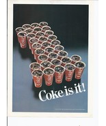 1983 Coca Cola Soda Print Ad Vintage 8.5&quot; x 11&quot; - $381.29 MXN