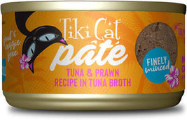 Tiki Pets Cat Grill Tuna and Prawn Pate 2.8oz. (Case of 12) - £30.02 GBP