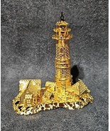 Danbury Mint Shore Lights Lee Graves Boston Harbor Lighthouse 23kt Gold MA - $853.52 MXN