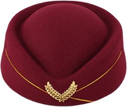 Womens Hats Flight Attendant Hat Women Stewardess Hat Air Hostess Hat for Hallow - £27.98 GBP