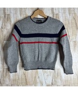 Vintage 1st Place Sweater Wool Boys Stripes Size 12 1990&#39;s USA - $463.52 MXN