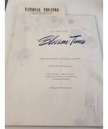 National Theater Blossom Time 1947 Playbill 2pc Washington DC Schubert &amp;... - £6.92 GBP