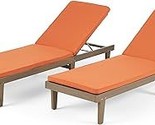 Christopher Knight Home Madge Oudoor Chaise Lounge with Cushion (Set of ... - $776.99