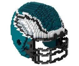 NFL Philadelphia Eagles 3D Toy Puzzle Helmet BRXLZ Building 1342 Pieces ... - £59.77 GBP