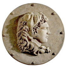 Alexander the Great wall relief plaque Sculpture Replica Reproduction - £388.74 GBP