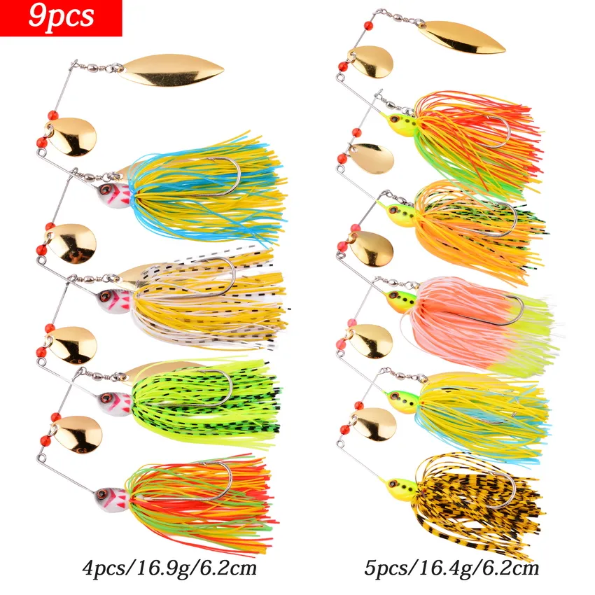 4pcs/8Pcs Fishing Lure Wobbler Lures Spinners Spoon Bait For Pike Peche Tackle A - £84.85 GBP