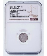 1909 Canada 5 Cent Maple Leaves Cross On Knot Tie Graded By NGC Ace-
sho... - €4.754,38 EUR