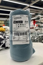 Brand New IKEA THORGUN 47x63 &quot; Light Blue Throw 405.134.61 - £23.17 GBP