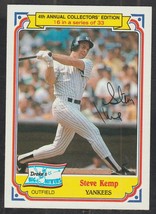 New York Yankees Steve Kemp 1984 Drakes Big Hitters Baseball Card 16 nr mt - £0.78 GBP