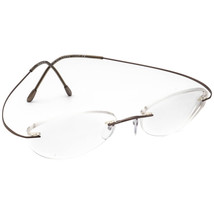 Silhouette Eyeglasses 7799 40 6102 Titan Brown Rimless Frame Austria 49[]17 150 - £97.63 GBP