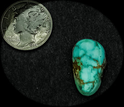 10.0 cwt. Rare Vintage High Dome Royston Turquoise Cabochon - £53.10 GBP