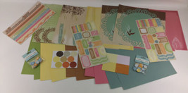 Scrapbook Lot Family 12x12 Pages Punch Outs Chipboard Letters Sayings 20... - £20.62 GBP