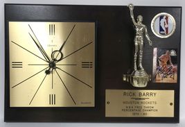 Rick Barry Signed Autographed Barry Owned 12x18 Trophy Display - Rick Ba... - $249.99