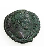 153-154 AD Antoninus Pius AE AS Coin in Fine, 27.5mm, 12.7gr, S-4294 - €89,95 EUR