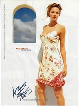 2001 Nicole Miller Original Magazine Print Ad The Signature of American ... - £10.03 GBP