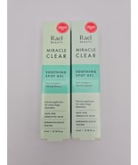 2 Pack: Rael Acne Spot Treatment Miracle Clear Soothing Spot Gel 4ml/ .1... - $365.00 MXN