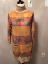 Pre-owned CATHERINE MALANDRINO Turtleneck Sweater dress SZ M Petite - $58.41