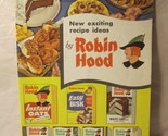 1970&#39;s? Robin Hood foods Recipe Ideas booklet promo - £3.92 GBP