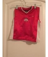 Nike Toddler Boys Sleeveless Jersey Shirt Ohio State Buckeyes Size 3T  - £31.15 GBP