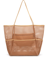 Beach Bag - Mesh Tote Bag Beach Vacation Clothes for Women Pool Bag for ... - $417.66 MXN