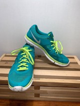 Nike Flex 2014 Running Shoes Women&#39;s Size 9 Green White 642767-300 - $30.00