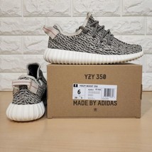 Adidas Yeezy Boost 350 Size 6 Turtle Dove 2022 Blue Grey Core White AQ4832 - £231.39 GBP