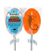 Scorpion Pops | Real Scorpions Encased in a Candy Sucker | Mango Habanero - $3.99