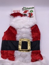 Merry &amp; Bright Collection Small Animal Santa Costume One Size Fits Most - £4.74 GBP