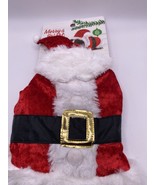 Merry &amp; Bright Collection Small Animal Santa Costume One Size Fits Most - £4.70 GBP